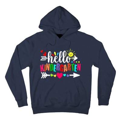 Hello Kindergarten Back To School Teachers First Day Hoodie