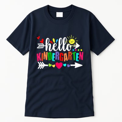Hello Kindergarten Back To School Teachers First Day Tall T-Shirt