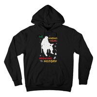 He Knows Browsing History Christmas Funny Santa Lover Hoodie