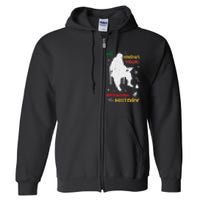 He Knows Browsing History Christmas Funny Santa Lover Full Zip Hoodie