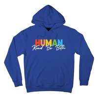 Hu Kind Be Both Lgbtq Pride Hukind Rainbow Funny Gift Hoodie