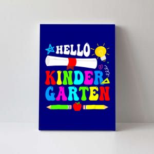 Hello Kindergarten Back To School Teacher 1St Day Of School Gift Canvas