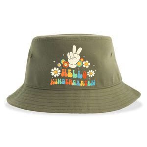 Hello Kindergarten Back To School Kindergarten Teacher Sustainable Bucket Hat