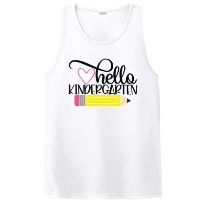 Hello Kindergarten Back to School Teacher Student Gift PosiCharge Competitor Tank