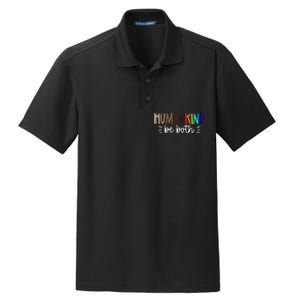 Human Kind Be Both Equality Humankind Kindness Peace Dry Zone Grid Polo