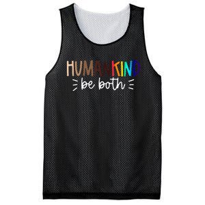 Human Kind Be Both Equality Humankind Kindness Peace Mesh Reversible Basketball Jersey Tank