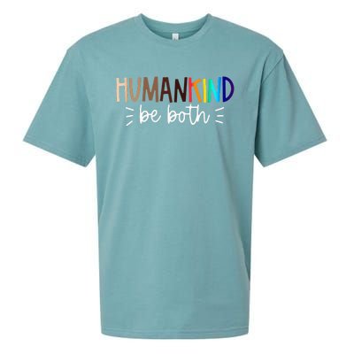 Human Kind Be Both Equality Humankind Kindness Peace Sueded Cloud Jersey T-Shirt