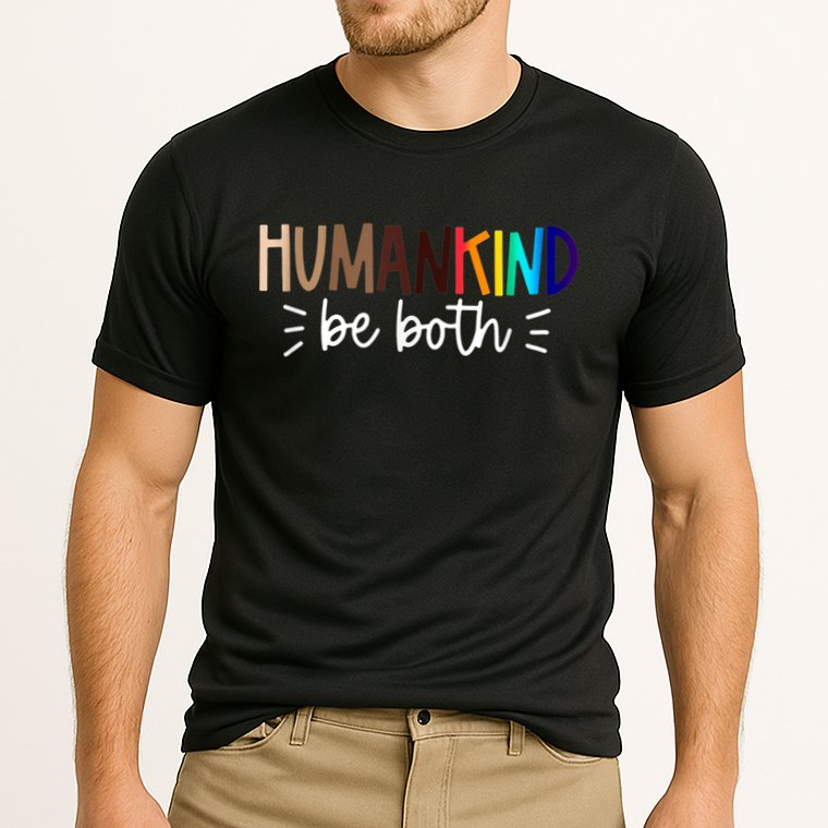 Human Kind Be Both Equality Humankind Kindness Peace Cooling Performance Crew T-Shirt