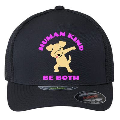 Human Kind Be Both Rainbow Flag Pride Lgbt Flexfit Unipanel Trucker Cap