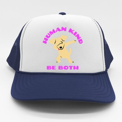 Human Kind Be Both Rainbow Flag Pride Lgbt Trucker Hat