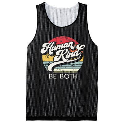 Human Kind Be Both. Equality Kindness Humankind Mesh Reversible Basketball Jersey Tank