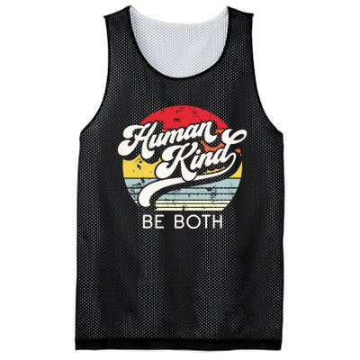 Human Kind Be Both Equality Kindness Humankind Retro Mesh Reversible Basketball Jersey Tank