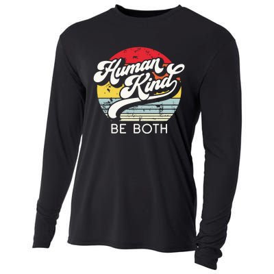 Human Kind Be Both Equality Kindness Humankind Retro Cooling Performance Long Sleeve Crew