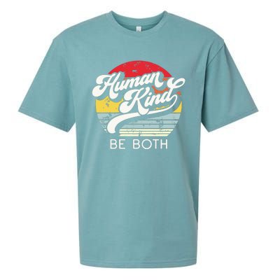 Human Kind Be Both Equality Kindness Humankind Retro Sueded Cloud Jersey T-Shirt