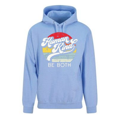 Human Kind Be Both Equality Kindness Humankind Retro Unisex Surf Hoodie