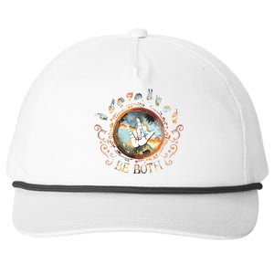 Human Kind Be Both ASL Sign Language Gift Snapback Five-Panel Rope Hat