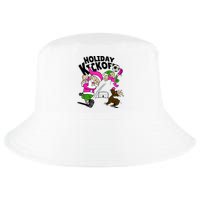 Holiday Kickoff Christmas Santa Elf Reindeer Funny Soccer Cool Comfort Performance Bucket Hat