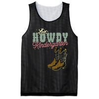 Howdy Kindergarten Cowgirl Cowboy Teacher Kindergarten Mesh Reversible Basketball Jersey Tank