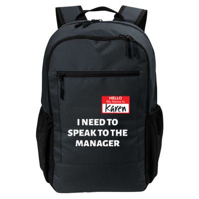 Halloween Karen Costume Women Can I Speak To The Manager Daily Commute Backpack