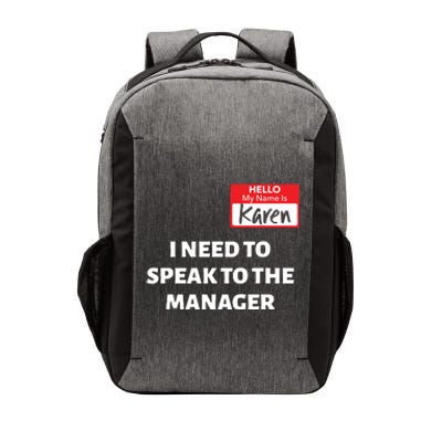 Halloween Karen Costume Women Can I Speak To The Manager Vector Backpack