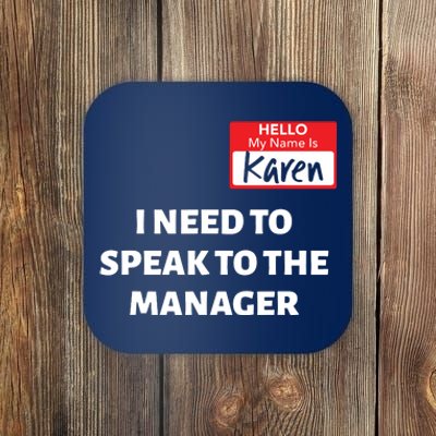 Halloween Karen Costume Women Can I Speak To The Manager Coaster