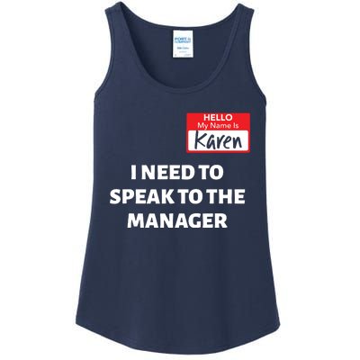 Halloween Karen Costume Women Can I Speak To The Manager Ladies Essential Tank