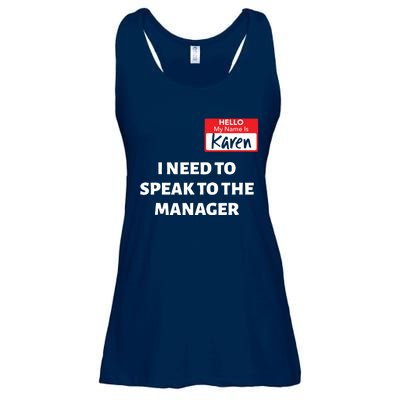 Halloween Karen Costume Women Can I Speak To The Manager Ladies Essential Flowy Tank