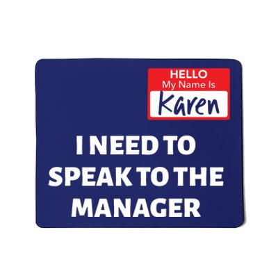 Halloween Karen Costume Women Can I Speak To The Manager Mousepad