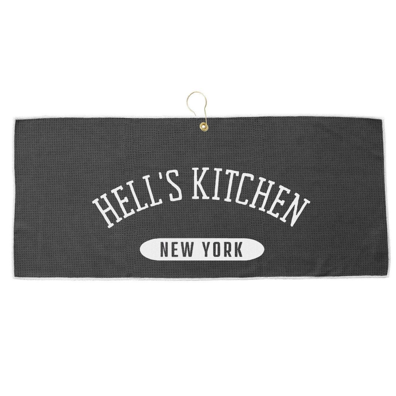 Hells Kitchen Classic Style HellS Kitchen Manhattan Large Microfiber Waffle Golf Towel
