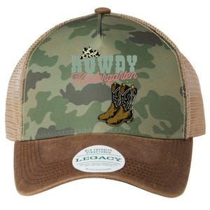 Howdy Kindergarten Cowgirl Cowboy Teacher Kindergarten Legacy Tie Dye Trucker Hat