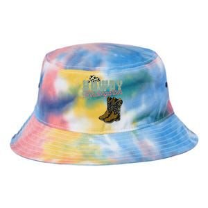 Howdy Kindergarten Cowgirl Cowboy Teacher Kindergarten Tie Dye Newport Bucket Hat