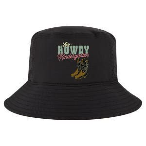 Howdy Kindergarten Cowgirl Cowboy Teacher Kindergarten Cool Comfort Performance Bucket Hat