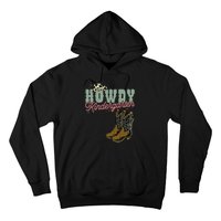 Howdy Kindergarten Cowgirl Cowboy Teacher Kindergarten Hoodie