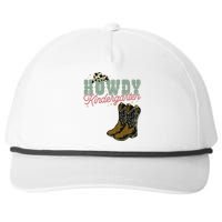 Howdy Kindergarten Cowgirl Cowboy Teacher Kindergarten Snapback Five-Panel Rope Hat