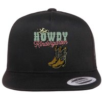 Howdy Kindergarten Cowgirl Cowboy Teacher Kindergarten Flat Bill Trucker Hat