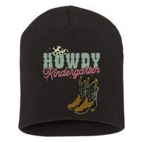 Howdy Kindergarten Cowgirl Cowboy Teacher Kindergarten Short Acrylic Beanie