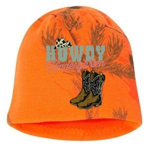 Howdy Kindergarten Cowgirl Cowboy Teacher Kindergarten Kati - Camo Knit Beanie