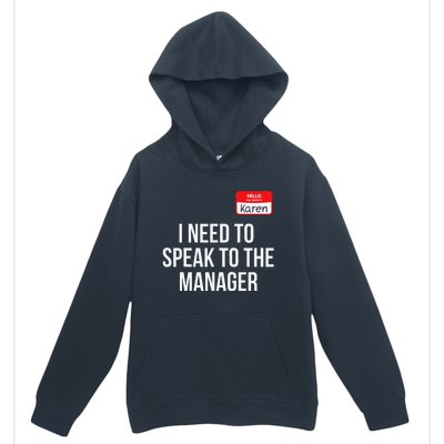 Halloween Karen Costume Funny Funny Can I Speak To The Manager Urban Pullover Hoodie