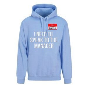 Halloween Karen Costume Funny Funny Can I Speak To The Manager Unisex Surf Hoodie