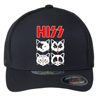 Hiss Cats Flexfit Unipanel Trucker Cap