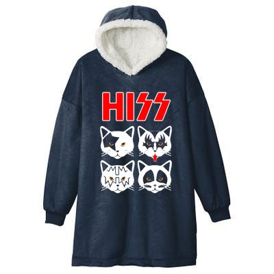 Hiss Cats Hooded Wearable Blanket