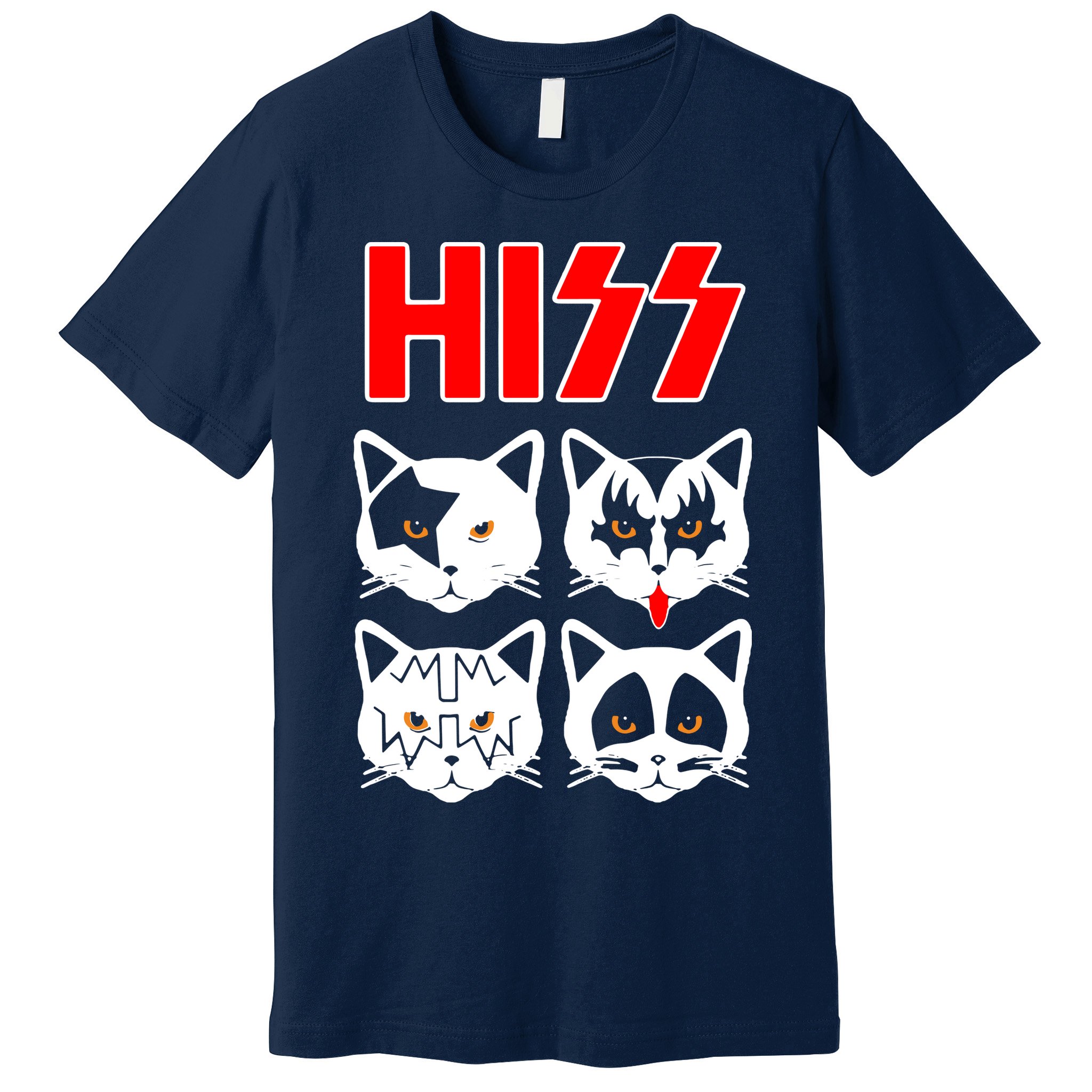 Hiss Cats Premium T-Shirt