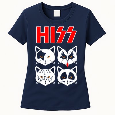 Hiss Cats Womens T-Shirt