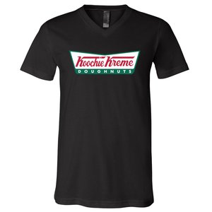 Hoochie Kreme Doughnuts V-Neck T-Shirt