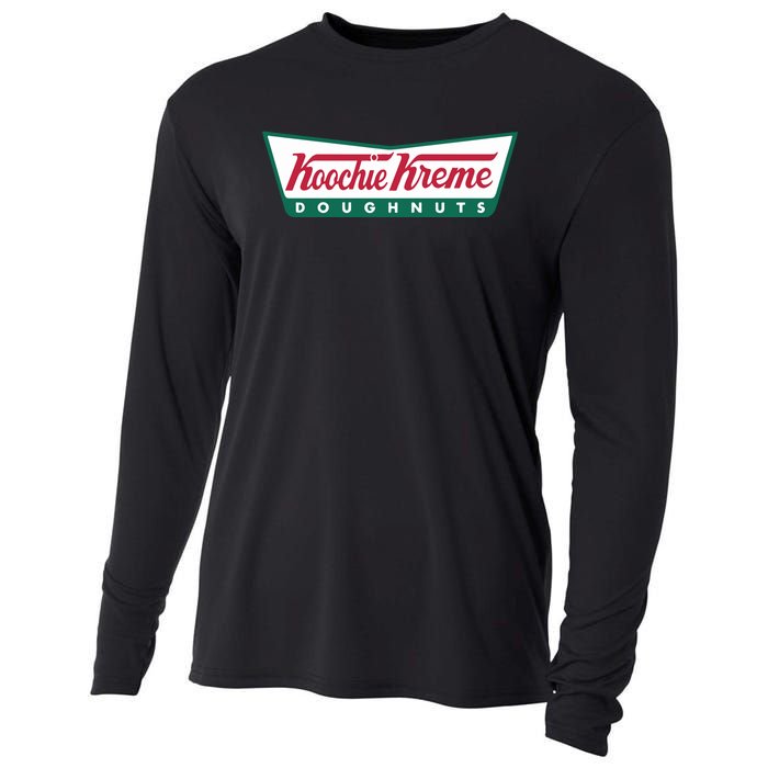 Hoochie Kreme Doughnuts Cooling Performance Long Sleeve Crew