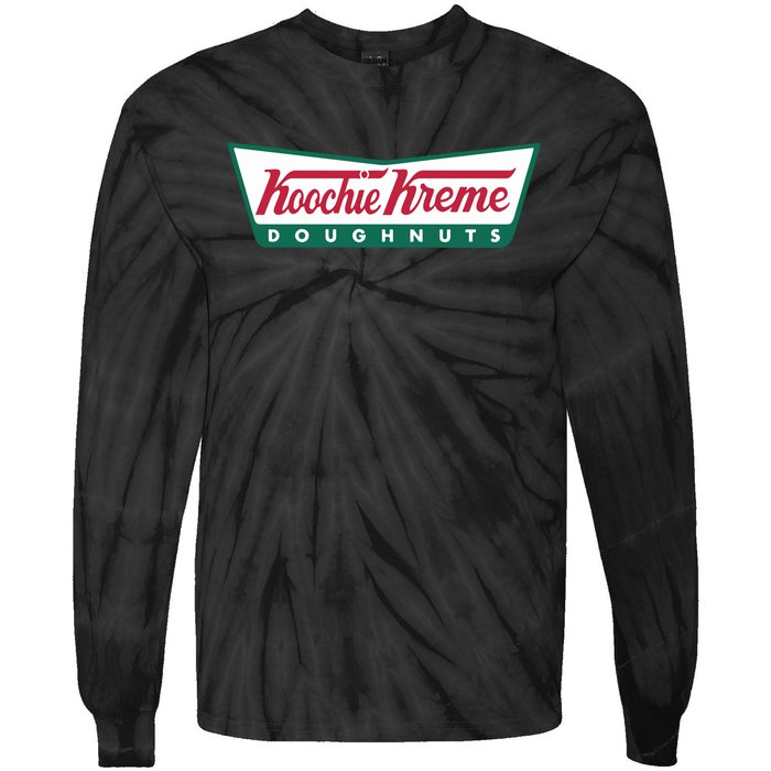 Hoochie Kreme Doughnuts Tie-Dye Long Sleeve Shirt