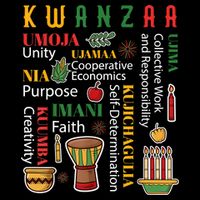 Happy Kwanzaa Drum Kinara Seven Candles Africa Celebration Tank Top
