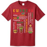 Happy Kwanzaa Drum Kinara Seven Candles Africa Celebration T-Shirt