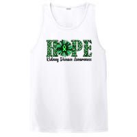 Hope Kidney Disease Awareness Leopard Sunflower Green Ribbons Healthier PosiCharge Competitor Tank