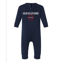 Helen Keller Denier AinT No Way Infant Fleece One Piece